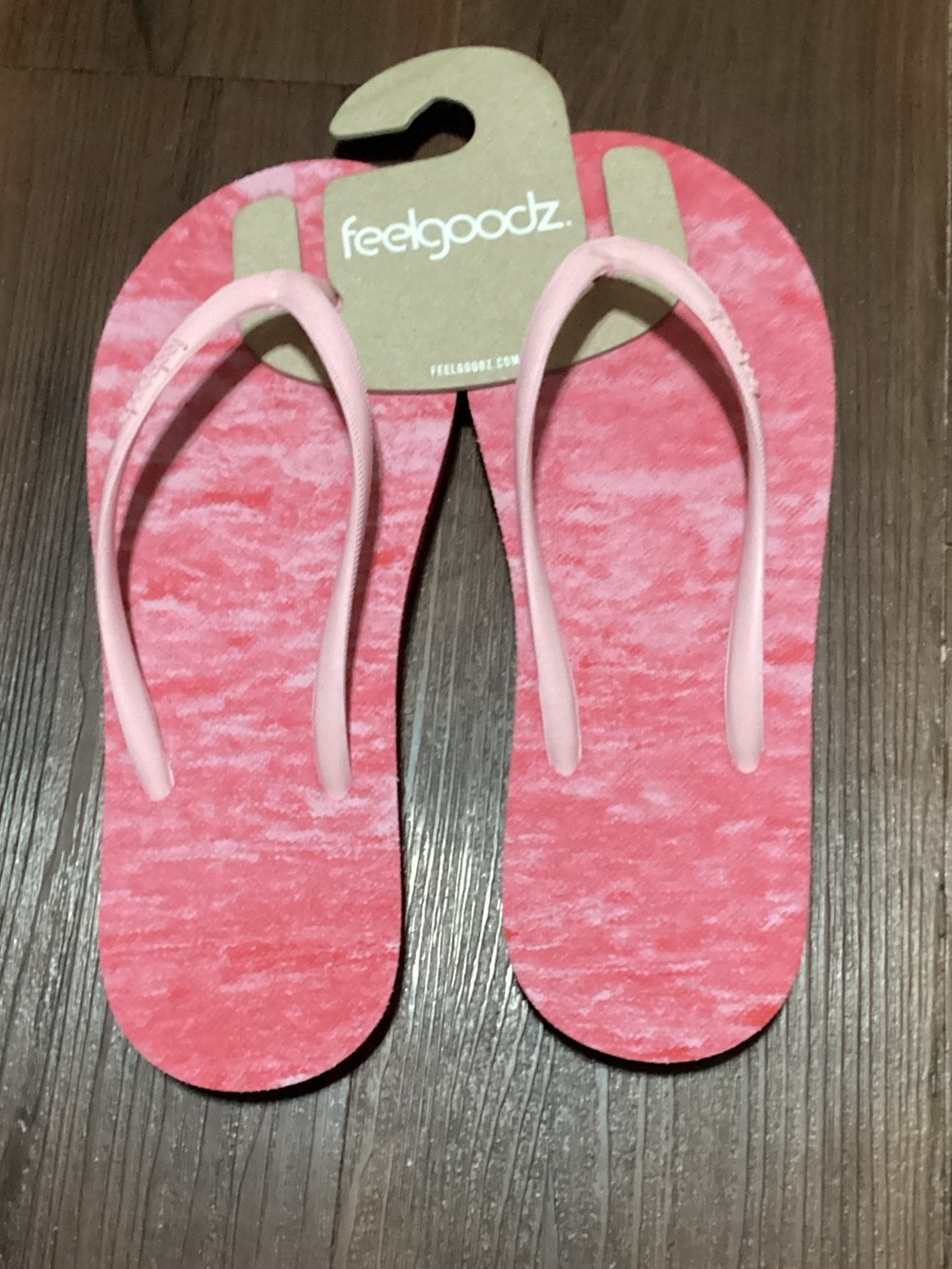 feelgoodz Kids Pink Flip Flops - Soft Strap Summer Sandals